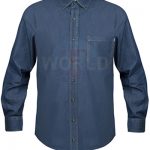 CAMISA DENIM MANGA LARGA 