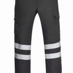 PANTALON CARGO TRABAJO CANVAS CINTA REFLECTIVA HOMBRE 