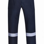 PANTALON CARGO TRABAJO POPLIN CINTA REFLECTIVA HOMBRE 