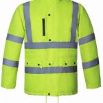 PARKA TERMICA FORRO POLAR HOMBRE CINTA REFLECTIVA 