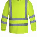 POLERA DRY FIT POLO MANGA LARGA CINTA REFLECTANTE 
